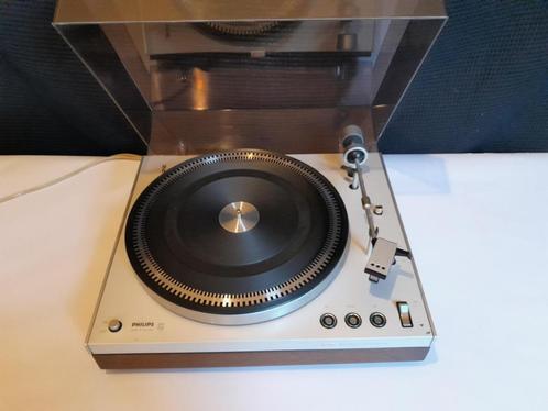 Tourne-disque Philips vintage, TV, Hi-fi & Vidéo, Tourne-disques, Reconditionné, Tourne-disque, Philips, Réglage pitch, Enlèvement ou Envoi