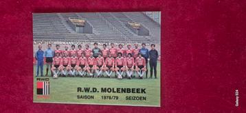 Voetbalkalendertje RWD MOLENBEEK 1978-79 beschikbaar voor biedingen