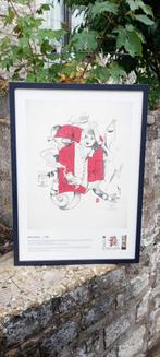 Bierframe voor de brouwerij Duvel Murillo genummerd etiket, Verzamelen, Ophalen, Zo goed als nieuw, Reclamebord, Plaat of Schild