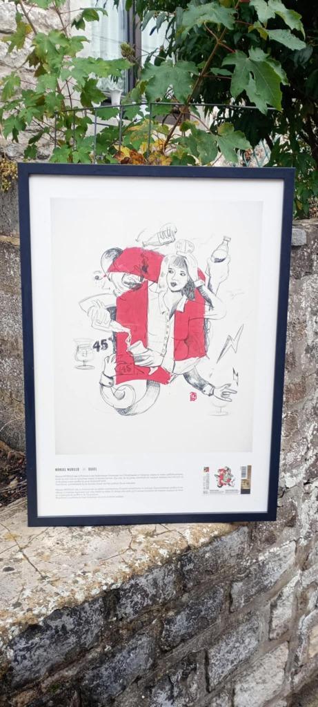 Bierframe voor de brouwerij Duvel Murillo genummerd etiket, Verzamelen, Biermerken, Zo goed als nieuw, Reclamebord, Plaat of Schild