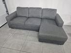 Prachtige moderne grijze hoekzetel HEEL GOEDE STAAT, Huis en Inrichting, Ophalen, Zo goed als nieuw, Hoekbank, Stof