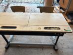Oude schoolbank, Huis en Inrichting, Ophalen, Gebruikt, Bureau