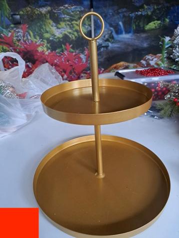 ETAGERE met 2 plateaus NIEUW (NL+31), Huis en Inrichting, Woonaccessoires | Etagères, Ophalen, Nieuw