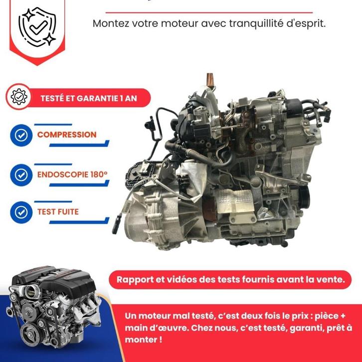 Moteur neuf d'usine complet audi a3 q3 / vw golf 7 / s, Autos : Pièces & Accessoires, Moteurs & Accessoires, Audi, Seat, Skoda