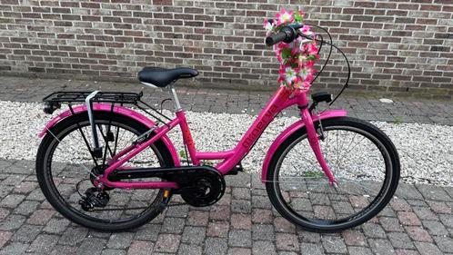 Fiets meisjes Minerva - topkwaliteit  7-10 jaar 24". Shimano, Fietsen en Brommers, Fietsen | Meisjes, Zo goed als nieuw, 24 inch