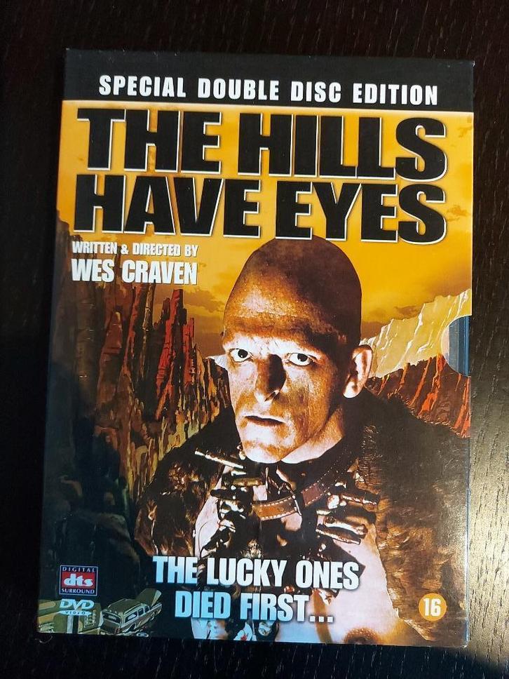 The Hills Have eyes dubbel disc edition, Cd's en Dvd's, Dvd's | Actie, Zo goed als nieuw, Overige genres, Vanaf 16 jaar, Ophalen of Verzenden
