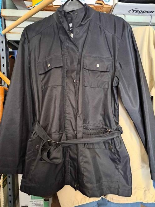 Regenjas, zomerjas, zwart stoer, xl, Kleding | Dames, Jassen | Zomer, Zo goed als nieuw, Maat 42/44 (L), Zwart, Ophalen of Verzenden