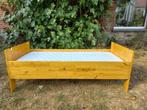 kinderbedje in vurenhout, Ophalen, Gebruikt, 70 tot 85 cm, Matras