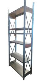 Dexion legbordstellingen lot van 5 meter. Galva schappen., Ophalen, Zo goed als nieuw