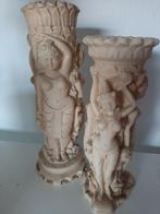 2 ivorine beeldjes, Ophalen