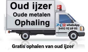 Gratis ophalen van oud ijzer  beschikbaar voor biedingen
