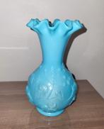 Portieux Vallérysthal Antique Franse Blauwe Opaline, Ophalen of Verzenden