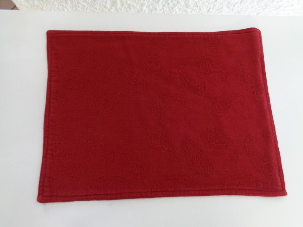 Set de table tissu. Bordeaux, Maison & Meubles, Cuisine | Linge de cuisine, Comme neuf, Set de table, Autres couleurs, Enlèvement ou Envoi