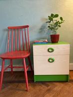 Vintage nachtkastje - jaren 70, Ophalen, Hout, 45 tot 65 cm, 55 tot 70 cm