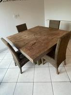 tafels en 6 stuls 250 euro gsm 0467729981, Huis en Inrichting, Tafels | Eettafels, Ophalen of Verzenden