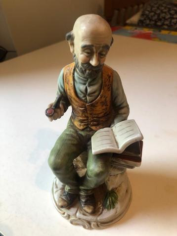 Porcelaine : vieil homme, Enlèvement ou Envoi, Comme neuf