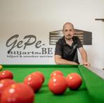 Installatie, herstoffering en herstel snooker, Sport en Fitness, Ophalen, Nieuw, Snookertafel