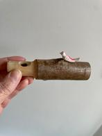 Blokfluit hout met vogel, Muziek en Instrumenten, Blaasinstrumenten | Blokfluiten, Ophalen of Verzenden, Gebruikt