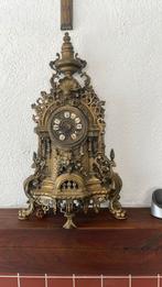 Horloge ancienne et 2 chandeliers, Antiquités & Art, Enlèvement ou Envoi