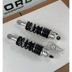 Achterveren / schokdempers 285mm zwart met Chrome, Verzenden, Nieuw