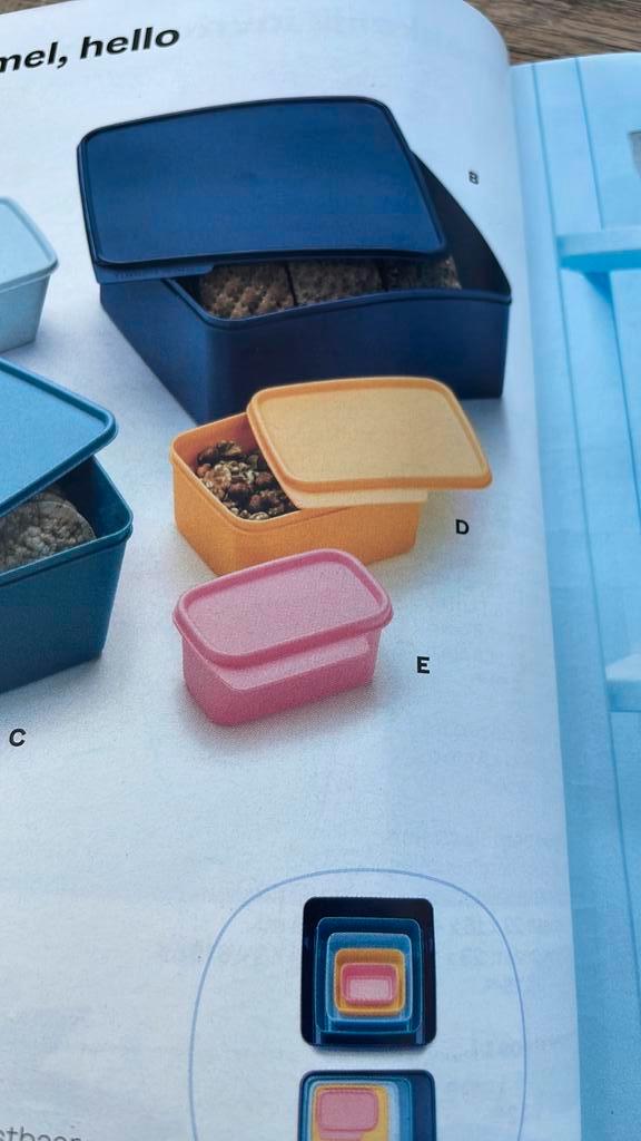 Boîte de rangement Tupperware, Maison & Meubles, Cuisine| Tupperware, Neuf, Boîte, Orange, Enlèvement ou Envoi