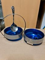 Accessoires de table vintage (sucrier ou confiturier) en ino, Enlèvement, Comme neuf