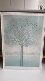 Litho ‘blauwe boom’ Mia Goovaerts, Ophalen
