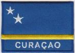 Curacao vlag stoffen opstrijk patch embleem, Collections, Vêtements & Patrons, Envoi, Neuf