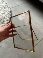 Fotokader met gouden omranding 14x20cm, Ophalen, Zo goed als nieuw
