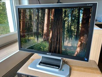 Acer AL2051WBs scherm met luidsprekers, Comme neuf, Enlèvement, VGA, Acer