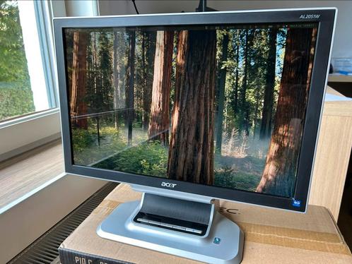 Acer AL2051WBs scherm met luidsprekers, Computers en Software, Monitoren, Zo goed als nieuw, DVI, VGA, Ophalen