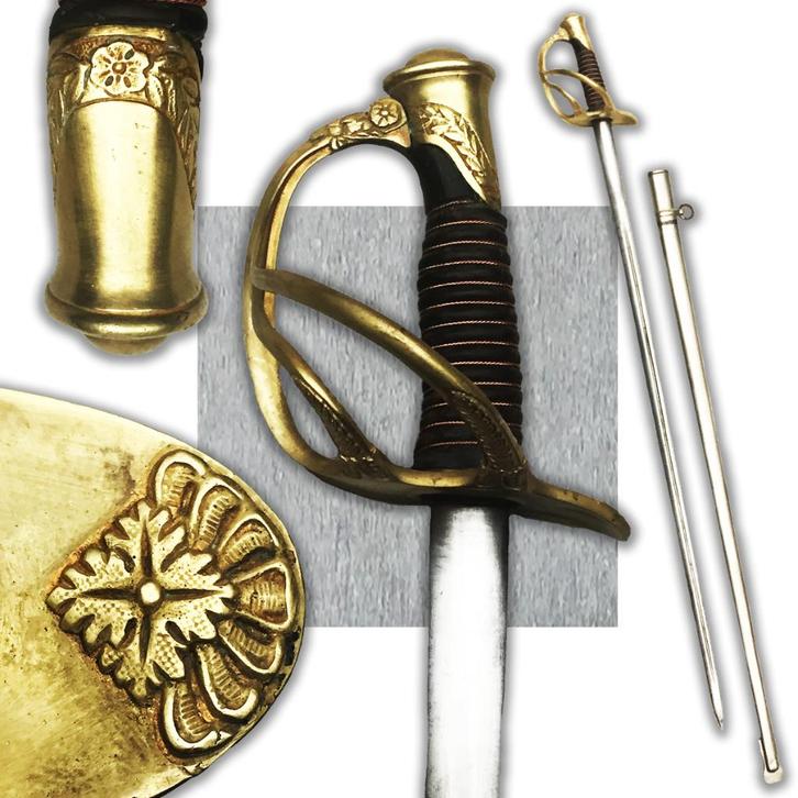 Rare SABRE officier Infanterie 1882 Fantaisie ORIGINAL, Collections, Objets militaires | Général, Armée de terre, Envoi