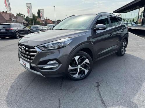 Hyundai Tucson Tucson blue 1.7 CRDi /leder/nav/cruise/cam/1, Auto's, Hyundai, Bedrijf, Tucson, ABS, Adaptieve lichten, Airbags