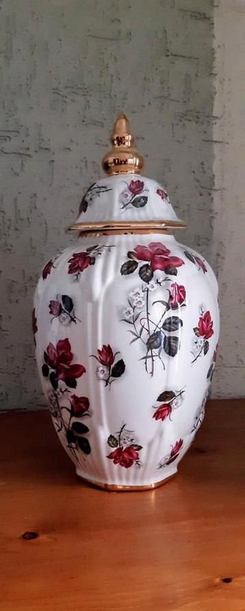 Vase et couvercle anciens Boch, très bon état, Enlèvement