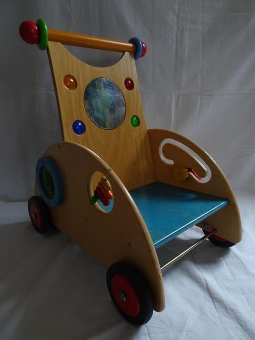 Haba houten loopwagentje voor de eerste ontdekkingen, Kinderen en Baby's, Speelgoed | Houten speelgoed, Zo goed als nieuw, Rij- of Hobbelspeelgoed