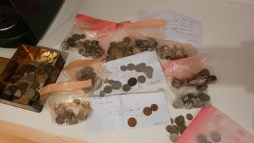 lot de monnaies anciennes beschikbaar voor biedingen