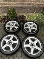 Originele 18 inch AMG velgen Mercedes, banden Conti zgan, Ophalen, 18 inch, Gebruikt, Banden en Velgen