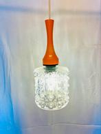 VINTAGE “ORANJE” 60’s “SPACE AGE” HANGLAMP (Zie Beschr.), Huis en Inrichting, 50 tot 75 cm, Ophalen of Verzenden, Zo goed als nieuw