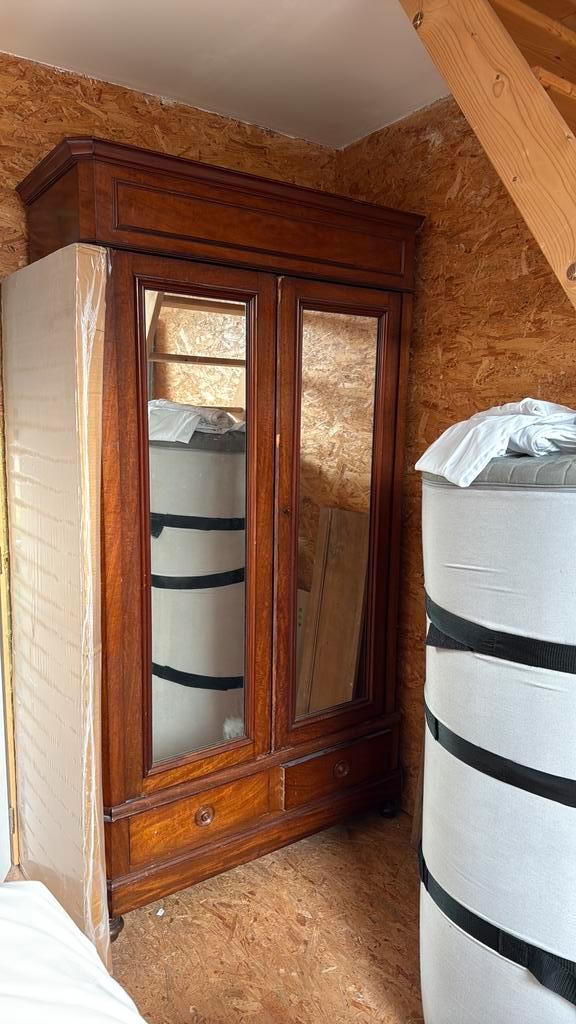Garde-robe acajou, Antiquités & Art, Antiquités | Meubles | Armoires, Enlèvement