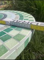Statafel in mosaic, Tuin en Terras, Tuintafels, Ophalen, Zo goed als nieuw, Rond, Metaal