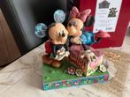 Disney Traditions Kissing Booth Mickey x Minnie mouse, Ophalen of Verzenden, Mickey Mouse, Beeldje of Figuurtje