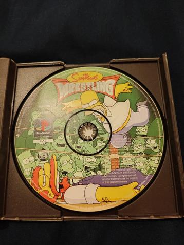 jeu PS1 The Simpsons Wrestling - CD uniquement beschikbaar voor biedingen