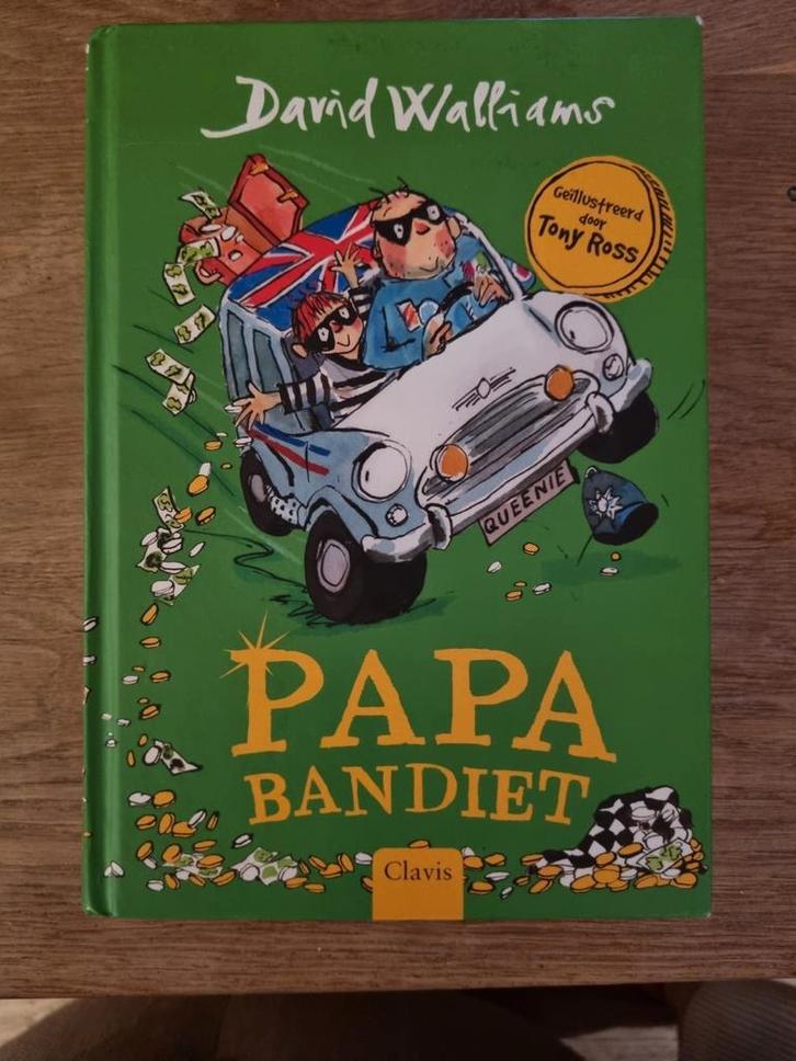 David Walliams - Papa bandiet, Boeken, Kinderboeken | Jeugd | onder 10 jaar, Zo goed als nieuw, Ophalen of Verzenden