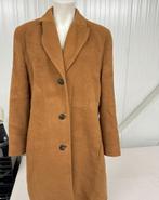 Vintage Trench Coat - Jobis Luxury angora-mohair wol jas L, Maat 42/44 (L), Ophalen of Verzenden, Bruin, Zo goed als nieuw