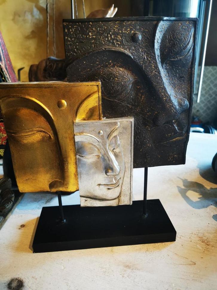 Bouddha visages, Huis en Inrichting, Lampen | Tafellampen, Gebruikt, Ophalen of Verzenden