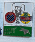 Pin Club Brugge rapid wien Vienne 2005 2006, Comme neuf, Sport, Enlèvement ou Envoi, Insigne ou Pin's