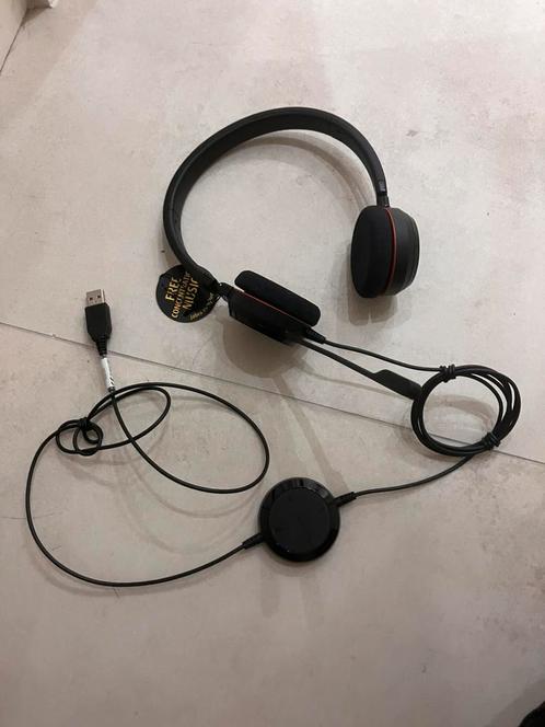 2x USB headset (Jabra + Logitech) – ideaal voor thuiswerken, Computers en Software, Headsets, Zo goed als nieuw, Ophalen