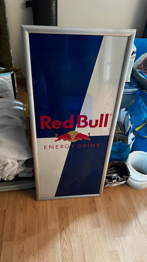 Groot Red Bull reclame paneel in perfecte staat, Verzamelen, Merken en Reclamevoorwerpen, Zo goed als nieuw, Reclamebord, Ophalen