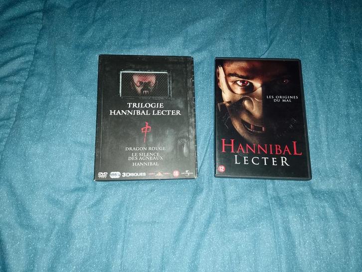 Te koop in dvd- en dvd-boxsets de complete Hannibal Lecter, Cd's en Dvd's, Dvd's | Thrillers en Misdaad, Zo goed als nieuw, Actiethriller