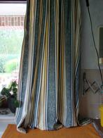 overgordijnen: 4 blauwe en 4 roze, Huis en Inrichting, Stoffering | Gordijnen en Lamellen, Ophalen, Zo goed als nieuw, Blauw, Vintage